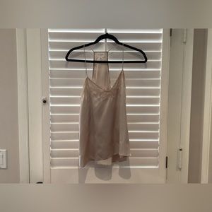 Cami NYC racer silk charmeuse camisole